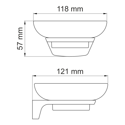 Мыльница WasserKRAFT 7229 - фото 5