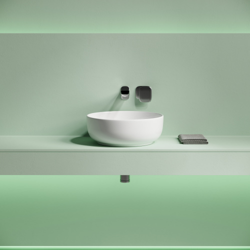 Раковина Ceramica Nova TAYCAN 38 см CN12003 накладная цвет белый - фото 5