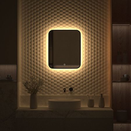 Зеркало с подсветкой Defesto AURA DF 2973S 50х60 подвесное