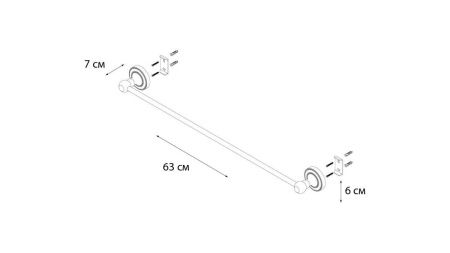 Полотенцедержатель Fixsen Antik FX-61101
