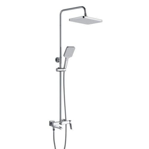 Душевая стойка Shevanik S9936 настенная цвет хром - фото 2