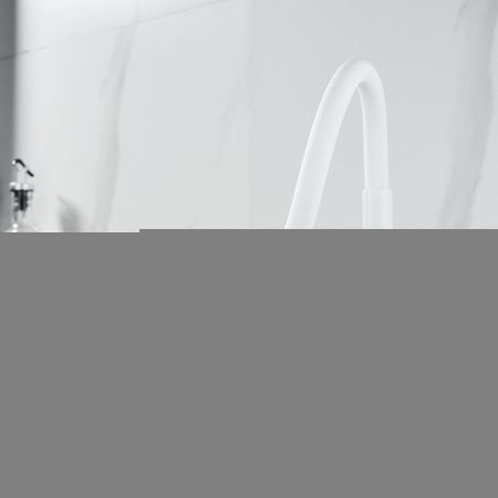 Смеситель для кухни Raffine F313C-1 на мойку белый