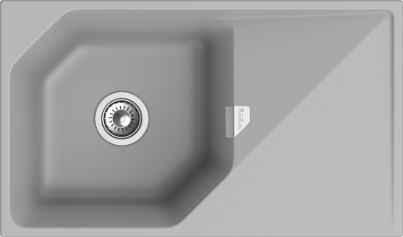 Кухонная мойка Rivelato LOCUS LS-85 grigio metallizzato 85х50 цвет серый