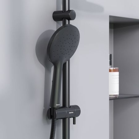 Душевая стойка Damixa Jupiter 977770300 настенная цвет черный