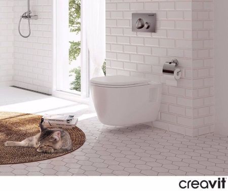 Клавиша смыва механическая Creavit GP7003.00 цвет хром