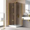 Душевой уголок Vegas-Glass GPS-Fis LUX GPS-Fis LUX 80*100 09 07 L 100х80 стекло тонированное профиль золото без поддона
