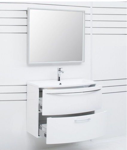 Зеркало в ванную De Aqua Алюминиум AL602070S 70х75 цвет серебро - фото 3