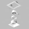 Светильник встраиваемый Lightstar Domino (Домино) D51606WMOD