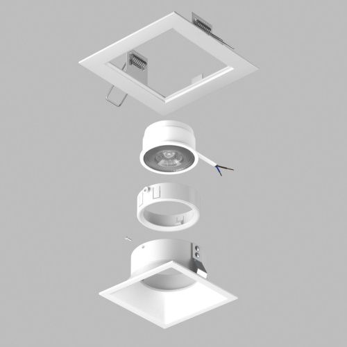 Светильник встраиваемый Lightstar Domino (Домино) D51606WMOD - фото 4