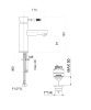 Смеситель Fiore Xenon 44NN5271 на раковину черный