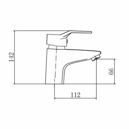 Смеситель Fashun A1063 на раковину хром