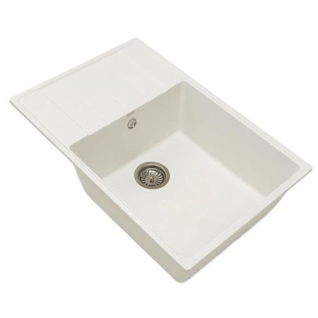 Кухонная мойка Grandex Aqua 600211 75х50 цвет белый поверхность матовая