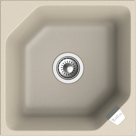 Кухонная мойка Rivelato LOCUS LS-50 beige scuro 50х50 цвет бежевый