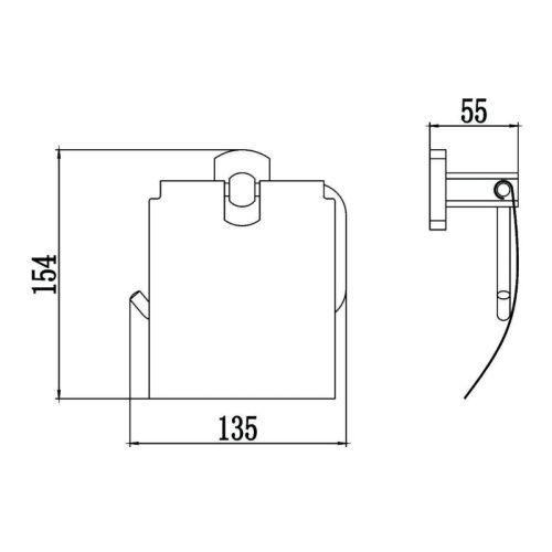 Бумагодержатель Savol S-009951 - фото 3