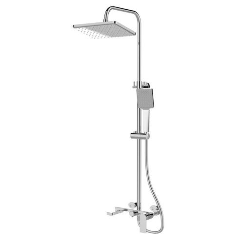 Душевая стойка Knotlor KN-72 настенная цвет хром - фото 2