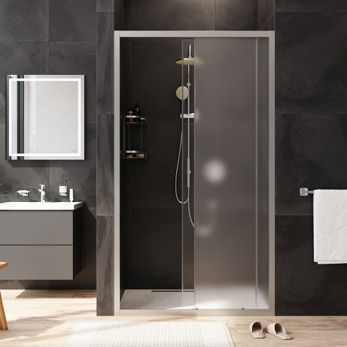 Душевая дверь Am.Pm Gem W90G-110-1-195MM 110х195 стекло прозрачное профиль хром матовый - фото 4