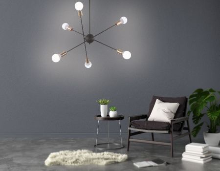 Люстра на штанге Ambrella Light Loft (Лофт) TR80435