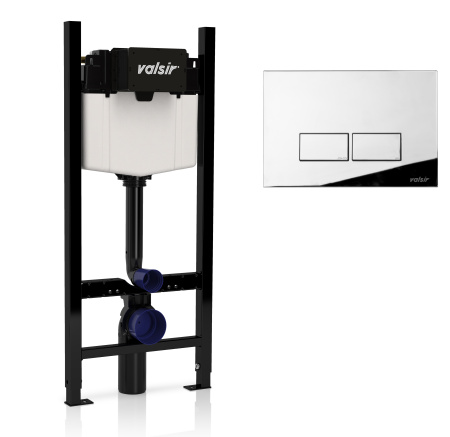 Клавиша смыва механическая Valsir P3 VS0869235 цвет хром