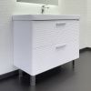 Тумба с раковиной Comforty Танжер 00-00019535CF 90х50 напольная цвет белый