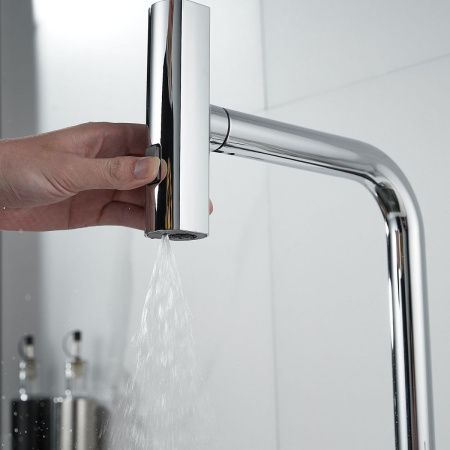 Смеситель для кухни Raffine F203 на мойку хром