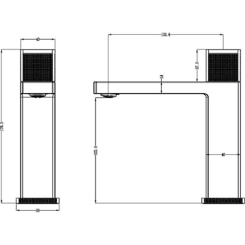 Смеситель автоматический Boheme Quad 159-CR на раковину хром - фото 3