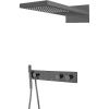 Душевая система Boheme Zodiac 133-SGM встраиваемая в стену цвет серый с термостатом