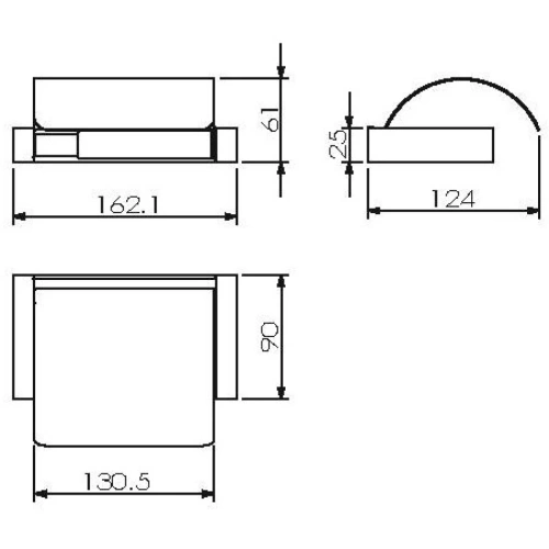 Бумагодержатель Langberger VICO 30041A - фото 2