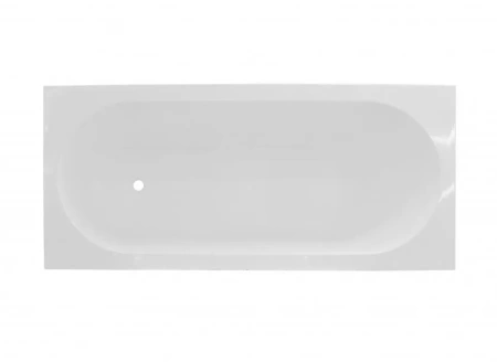 Ванна из литьевго мрамора Taliente Orta Stretto OR18080Stretto 180х80 пристенная прямоугольная без ножек и каркаса