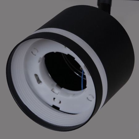 Люстра на штанге Reluce 78730-0.3-08 GX53 BK+WOOD