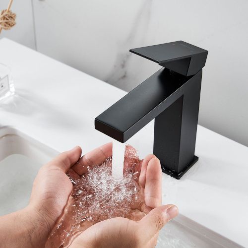 Смеситель Shevanik S7001H на раковину черный - фото 4