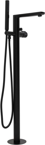 Смеситель для ванны с душем Allen Brau Liberty 5.33012-31 напольный черный без термостата - фото 4