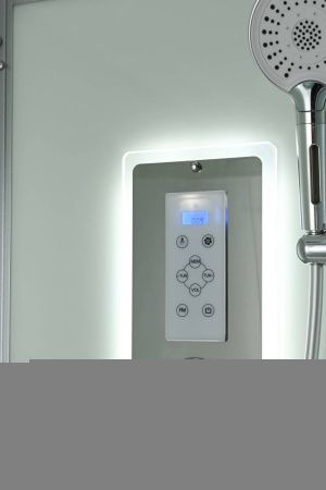 Душевая кабина AvaCan D D5012LLED 120х80 асимметричная с крышей ориентация левая