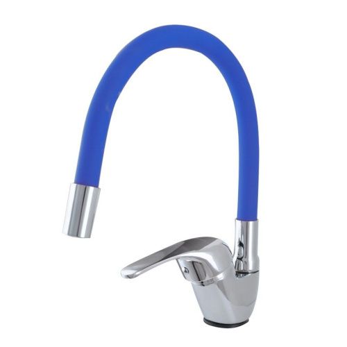 Смеситель для кухни Сантаком StOmega 3398-4 на мойку синий - фото 2