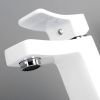 Смеситель Wasserkraft Aller 1060 WHITE 1063W на раковину белый/хром