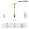 Светильник подвесной Lightera Saimaa (Саимаа) LE126L-30GR