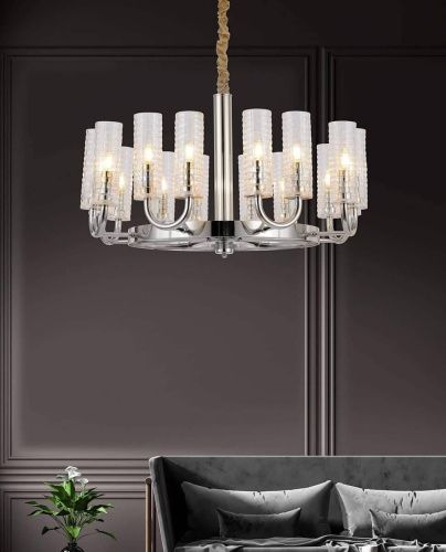 Люстра подвесная Lumina Deco Donatti (Донатти) LDP 8011-16 CHR - фото 2
