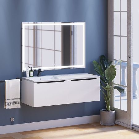 Тумба под раковину Uperwood Tanos 291020265 120х50 подвесная цвет белый