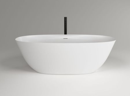 Ванна из искусственного камня Plumberia Selection Veloma VELOMA 180BO 180х80 отдельностоящая овальная с ножками