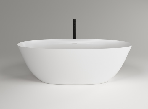 Ванна из искусственного камня Plumberia Selection Veloma VELOMA 180BO 180,4x80 отдельностоящая овальная - фото 2