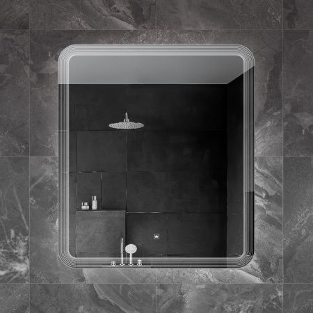 Зеркало с подсветкой Cezares DUET CZR-SPC-DUET-700-800-LED-TCH 70х80 подвесное