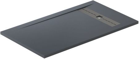 Душевой поддон из искусственного камня Allen Brau Infinity 8.21004-BGM 140х80 серый без каркаса