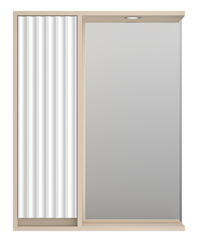 Зеркало-шкаф Brevita Balaton BAL-04065-03-01Л 63х14х80 подвесной - фото 2 Зеркало-шкаф Brevita Balaton BAL-04065-03-01Л 63х14х80 подвесной - фото 2