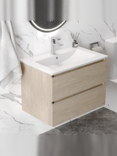 Тумба с раковиной Teymi Laina F16034 70х46х50 подвесная - фото 5