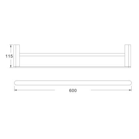 Полотенцедержатель Rose RG17H RG1727H