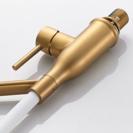 Смеситель для кухни Shevanik S343G-1 на мойку золото