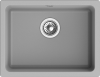 Кухонная мойка Rivelato BERKANA BK-50 grigio metallizzato 55х45 цвет серый