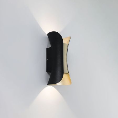 Уличный настенный светильник Arte Lamp Alba (Алба) A6405AL-2BK
