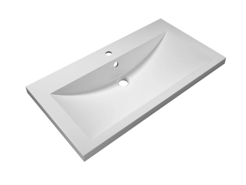 Тумба под раковину Art&Max PLATINO AM-Platino-900-2C-SO-GM 90х48х55 подвесная - фото 3