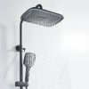 Душевая стойка Shevanik S4136H настенная цвет черный