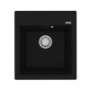 Кухонная мойка LeMark Hanka 450 9910007 45х50 цвет антрацит поверхность матовая